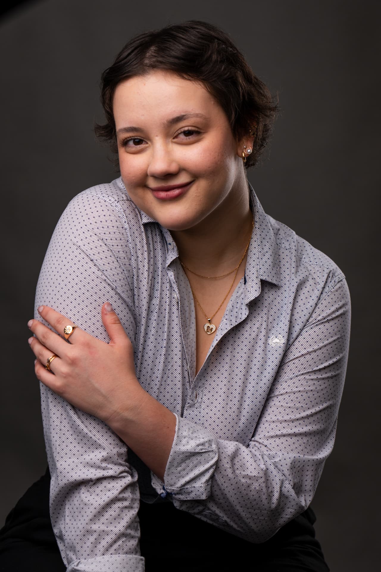 Retrato de Micaelha en estudio